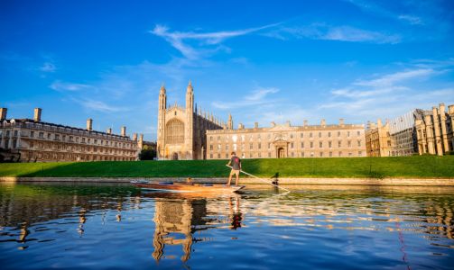Punting río Cam Cambridge, actividades tour Oxford y Cambridge