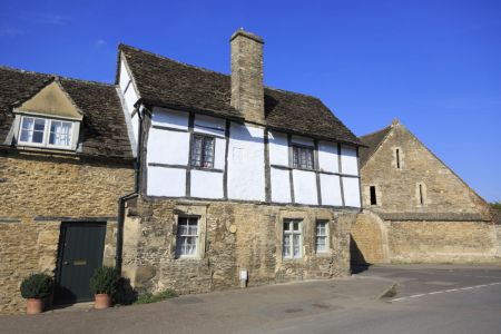 Edificio medieval en Lacock en el tour de Harry Potter