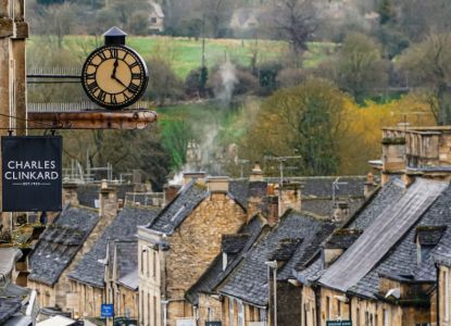 Arquitectura medieval en el centro de Burford