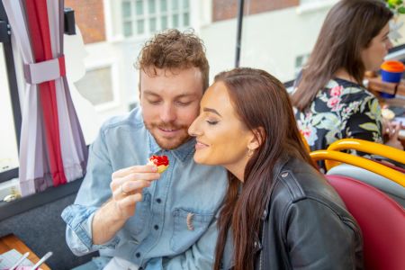 Té de la tarde en autobús con recorrido panorámico de Londres