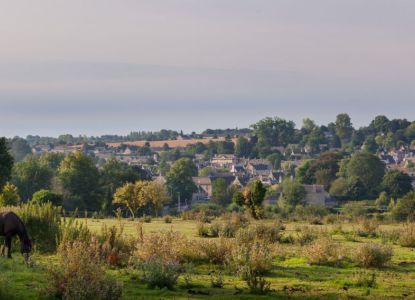 Colinas verdes y paisaje rural de los Cotswolds