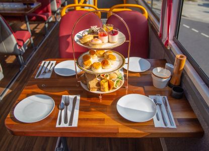 Té de la tarde en autobús Londres