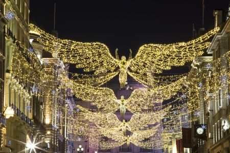 Visita nocturna a las luces navideñas de Londres