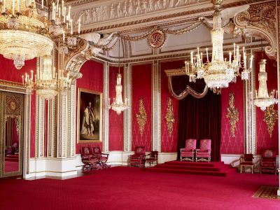 Salón del Trono en el Palacio de Buckingham