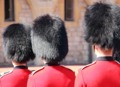 Guardias reales del Rey, tour Windsor