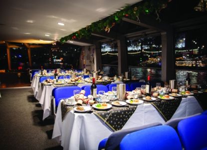 Crucero por el Támesis con cena de gala de Nochevieja a bordo