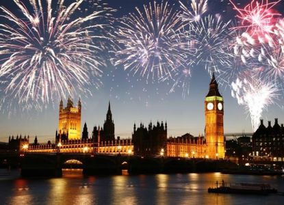 Crucero de Fin de Año en Londres con espectáculo pirotécnico a bordo del Sapele