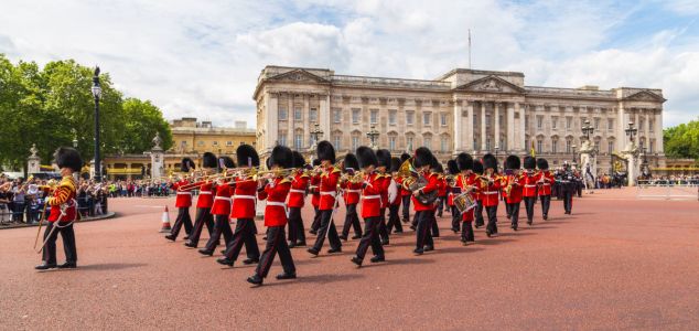 Cambio de guardia en el Palacio de Buckingham