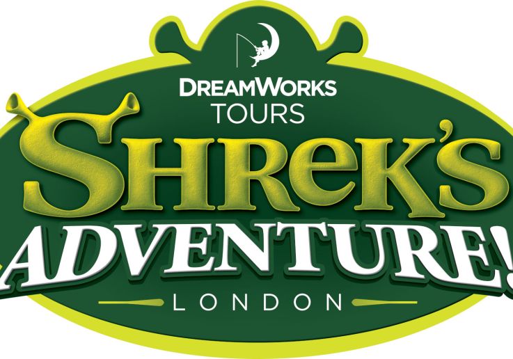 Logotipo oficial de la atracción Shrek’s Adventure London