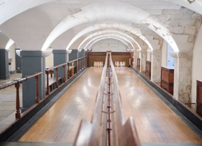 La histórica bolera victoriana del Old Royal Naval College.