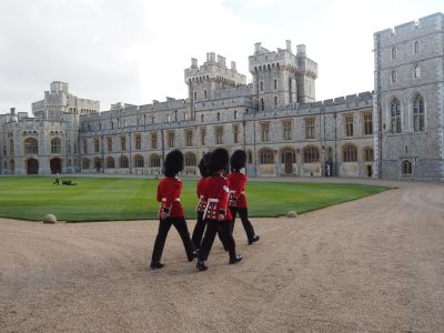 Guardias reales en el Castillo de Windsor