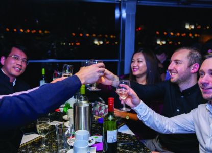 Fiesta de Fin de Año en Londres a bordo del Celestial