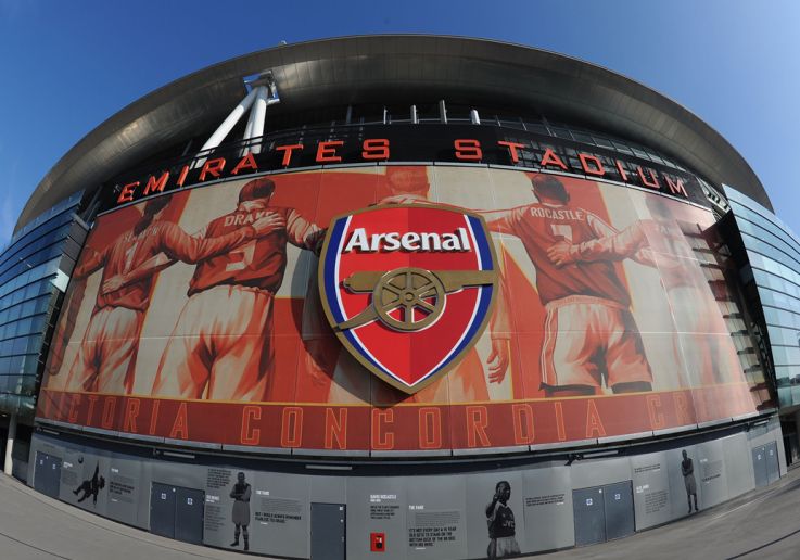 Exterior del Emirates Stadium, casa del Arsenal FC en Londres