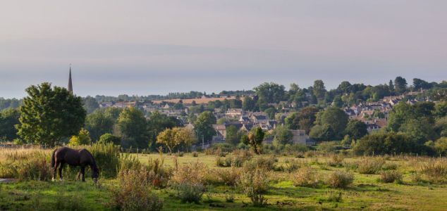 Colinas verdes y paisaje rural de los Cotswolds
