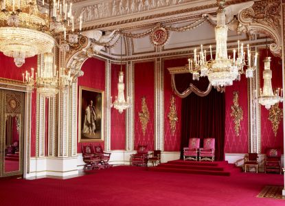 Salón del Trono en el Palacio de Buckingham