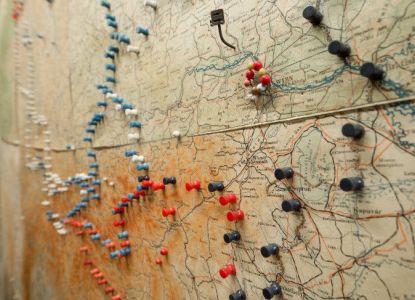 Mapa estratégico original, Churchill War Rooms