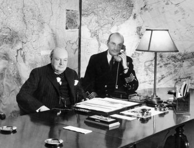 Winston Churchill en el búnker Churchill War Rooms