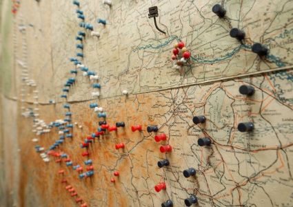 Mapa estratégico original, Churchill War Rooms