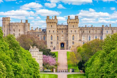 Vista panorámica del Castillo de Windsor