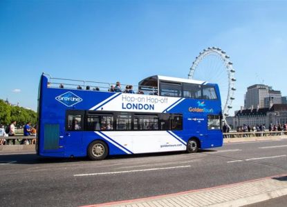 Hop-on Hop-off London Bus Tour al Puente de Westminster