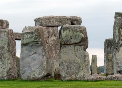 Detalle piedras Stonehenge, visita de cerca