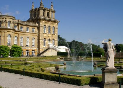 Jardines y fuentes del Palacio de Blenheim, tour de las Cotswolds